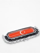 Resim SÜSLEN Türkiye Krom Metal Amblem Küçük Boy 