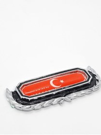 Resim SÜSLEN Türkiye Krom Metal Amblem Küçük Boy 