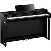 Resim Yamaha Clavinova CLP825PE Dijital Piyano (Parlak Siyah) 