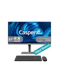 Resim Casper Nirvana A87.255H-CX00A-V-G Intel Core Ultra 7-255H 24 GB 2 TB NVME SSD W11H AIO Masaüstü Bilgisayar 