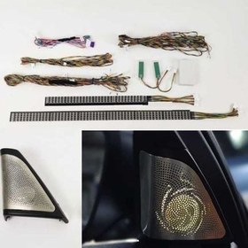 Resim Bmw 5 Serisi F10 2010-2016 Ambians Seti 8 Renk (4 Kapı 2 Ayak Orta Konsol Tweeter) 