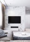 Resim Valens Tv Ünitesi Tv Sehpası Alt Modülü Mat Beyaz Soft 240 Cm Md 