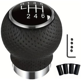 Resim Wangxi 5 Vitesli Universal Manuel Vites Topuzu - Alüminyum, 4 Adaptörlü, Dayanıklı 
