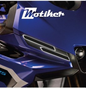 Resim Yamaha Yzf-r25 Far Sticker Far Folyo Renkli Siyah Karartma 