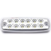 Resim Ahmet Otomotiv 12 Ledli Dekoratif Led Lamba 12volt-24volt Beyaz Renk 