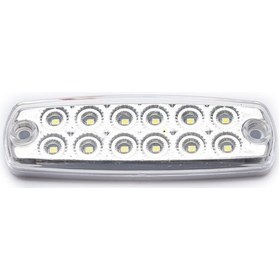 Resim Ahmet Otomotiv 12 Ledli Dekoratif Led Lamba 12volt-24volt Beyaz Renk 