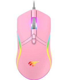 Resim Havit Gamenote Ms1026 Gaming Oyuncu Mouse Pembe MS1026 