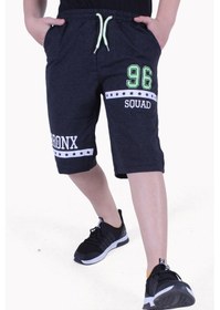Resim Fyk Kids 3'lü Bronx 96 Squad Baskılı Fosfor Renkli Erkek Çocuk Füme-siyah-lacivert Kapri Çok Renkli 