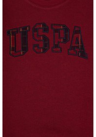 Resim U.S. Polo Assn. Erkek Çocuk Bordo Bisiklet Yaka Sweatshirt 50316537-VR014 