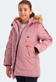 Resim Slazenger CAMRON Kız Çocuk Kapüşonlu Şişme Pudra Mont & Kaban 