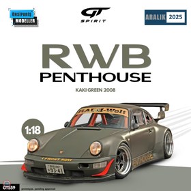 Resim 1:18 Porsche RWB PENTHOUSE GREEN 