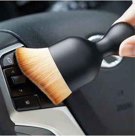 Resim Otolaria Araç Fırçası Oto Araba Klima Havalandırma Detaylı Temizlik Fırçası Premium Yumuşak Tüylü Fırça 