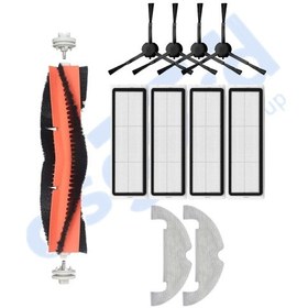 Resim Xiaomi Mop 2 Ultra X10 Uyumlu 1 Ana Fırça 4 Yan Fırça 4 Filtre 2 Mop Pkt-iasgf0001293 
