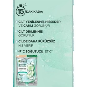 Resim GARNİER HYALÜRONİK KRİYOJEL YORGUNLUK KARŞITI SOĞUTUCU GÖZ MASKESİ 27 GR 