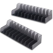 Resim Dobe Tp4-1813 2 Adet Basit Oyun Kartı Kılıfı Oyun Diski Depolama Rafı Ps4 / Ps4 Slim / Ps4 Pro 