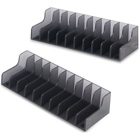 Resim Dobe Tp4-1813 2 Adet Basit Oyun Kartı Kılıfı Oyun Diski Depolama Rafı Ps4 / Ps4 Slim / Ps4 Pro 