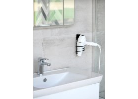 Resim Hagen Paslanmaz Yapışkanlı Fönlük, Fön Makinesi Asma Aparatı 