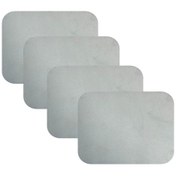 Resim Knsz oturma minderi 4 lü zengin&mağrur&uslu beyaz kumaş tel bar sandalyesi için 