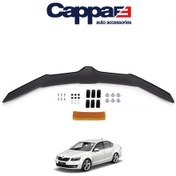 Resim Cappafe Skoda Octavia Ön Kaput Koruma Rüzgarlık 4Mm Abs 2013-17 