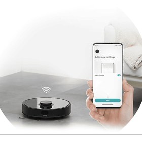 Resim Xiaomi Robot Süpürge Süper Mod 8000Pa Yüksek Güç Wi-Fi Akıllı Kontrol Halı Tanıma Paspas Lambader Hediye 