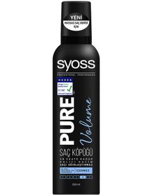 Resim Syoss Pure Volume Saç Köpüğü 250Ml 