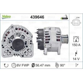 Resim Valeo ALTERNATOR 12V 150A CAPTUR I 13> FLUENCE 10> LAGUNA III 07>15 MEGANE IV 15> SYMBOL III 13> DUSTER 10 