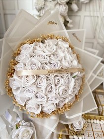 Resim MELİ TİCARET 141 Parçalı 4lü Söz Seti İsteme Seti Yüzük Kurdelesi & Anne Kız Kardeş Gülü Dahildir Büyük Nişan Set 