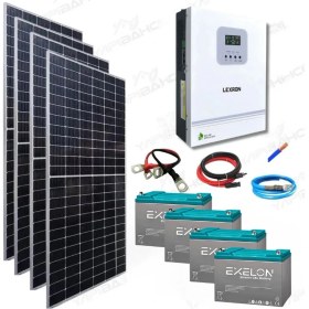 Resim Yapı Solar 3 Kw Mppt Bağ Evi Hazır Güneş Enerjisi Paketi Tak Çalıştır 