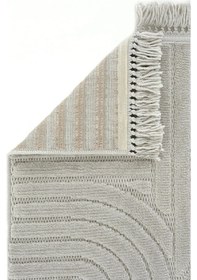 Resim Dizayn Kaymaz Taban Koridor Halısı Kesme Yolluk Mutfak Halısı Modern Salon Halısı 1090 Gri Gri 