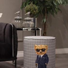 Resim Teddy Puf (Kumaşı Süettir. Uluslararası Solmama Sertifikasına Sahiptir.) 