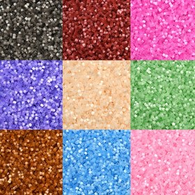 Resim Yaklaşık 6666 1.6x1.3mm 26-Renk 50g Mini Boncuk Antika Boncuk Pirinç Boncuk Kedi Gözü İmitasyonu DIY Düğme Yapmak için Uygun Bilezik, Bilezik, Kolye DIY Takı Yapımı Arkadaşlar ve Anneye Hediye 