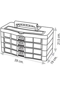 Resim Asr-2058 4''Lü Organizerli Çekmece Kutu 