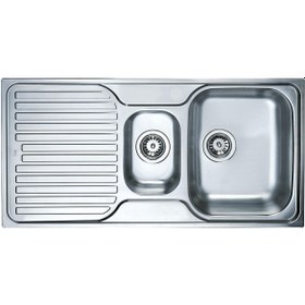 Resim TEKA Princess 60 B Paslanmaz Çelik 1,5 Gözlü Sol Damlalıklı Eviye (TEKA.40109146) 