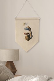 Resim Yatak Odası Duvar Dekoru Pinterest Oda Dekoru, Sanat Serisi, Kanvas Flama Askılı Duvar Örtüsü NO:441 - Renkli - 9 / 70 x 100 