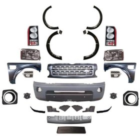 Resim OLED GARAJ Land Rover Discovery 3 Için Discovery 4 Dönüşüm Body Kit ( Facelift ) 2009-2013 