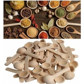 Resim Bambu Baharat Ve Reçel Kaşığı 6 Adet Çok Renkli 