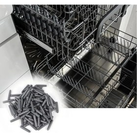 Resim Hepiyisinden Adet Gri | Bulaşık Makinesi Sepetleri Çubukları Için Birinci Sınıf Pas ve Çizilmeleri Önleyen Plastik Kapak Uçları | Tamir Seti | Kapakfix 