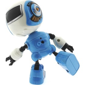 Resim Dekoratif Sesli Işıklı Mini Sevimli Mavi Robot 