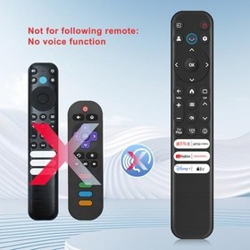 Resim TCL için 2 ADET RC813 Uzaktan Kumanda Değiştirme TCL Q550G Q650G Q670G Q750G QM850G S370G S450G S470G S550G FHD HDR LED UHD QLED Akıllı TV'ler 