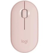 Resim Logitech Pop/pebble M350 Kablosuz Bluetooth Fare Ofis Sessiz Fare Kadın Fare Pembe M221 