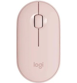 Resim Logitech Pop/pebble M350 Kablosuz Bluetooth Fare Ofis Sessiz Fare Kadın Fare Pembe M221 