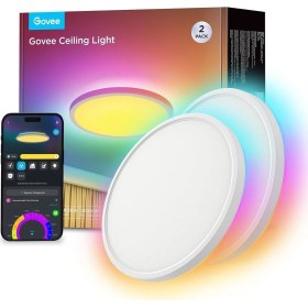 Resim Govee Rgbıc Smart Tavan Lambası, 24W, 16 Milyon Renk, Alexa & Google Assistant Uyumu 