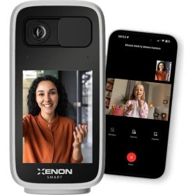 Resim Tech Butiq Smart Ev Kamerası (Ekranlı) | 2560P 4mp Mobil Kontrol Wifi 360° Hareket Takip Bebek Kamerası 2'li Set 
