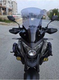 Resim MOTOCAM Honda VFR 1200 Siperlik Ön Cam 2023-2025 Model 58cm Füme Renkli 4mm 