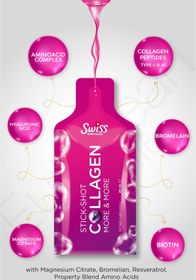 Resim Bork Swiss Natural Collagen Beauty Stick Shot Bromelain Hyaluronicacid Biotin Magnezyum Kolajen Tip I-ıı-ıı C Vitamini 