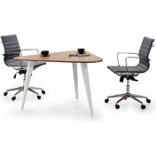 Resim Uzay Ofis Steps Toplantı Masası - Kafkasmeşe-Beyaz 