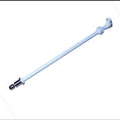 Resim ÇEÇEN HOME Taharet Çubuğu Krom Uçlu Plastik Dirsekli 20 Cm 