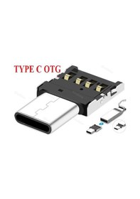 Resim Type C Usb Otg Androıd Uç Çeviricı 4497P Adaptör Dönüştürücü Şarj 