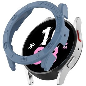 Resim Samsung Galaxy Uyumlu Watch5 / Watch4 İçin 44 Mm Yarım Kapsama Pc İzle Tartılı Koruyucu Kılıf Mavi 