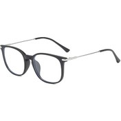 Resim Neevoyu Stainless Steel Tr90 Güneş Gözlüğü Anti-mavi Işık Uv400 Korumalı Retro Tarz Hafif Kullandım Saçma Siyah Gümüş Siyah - Gümüş 